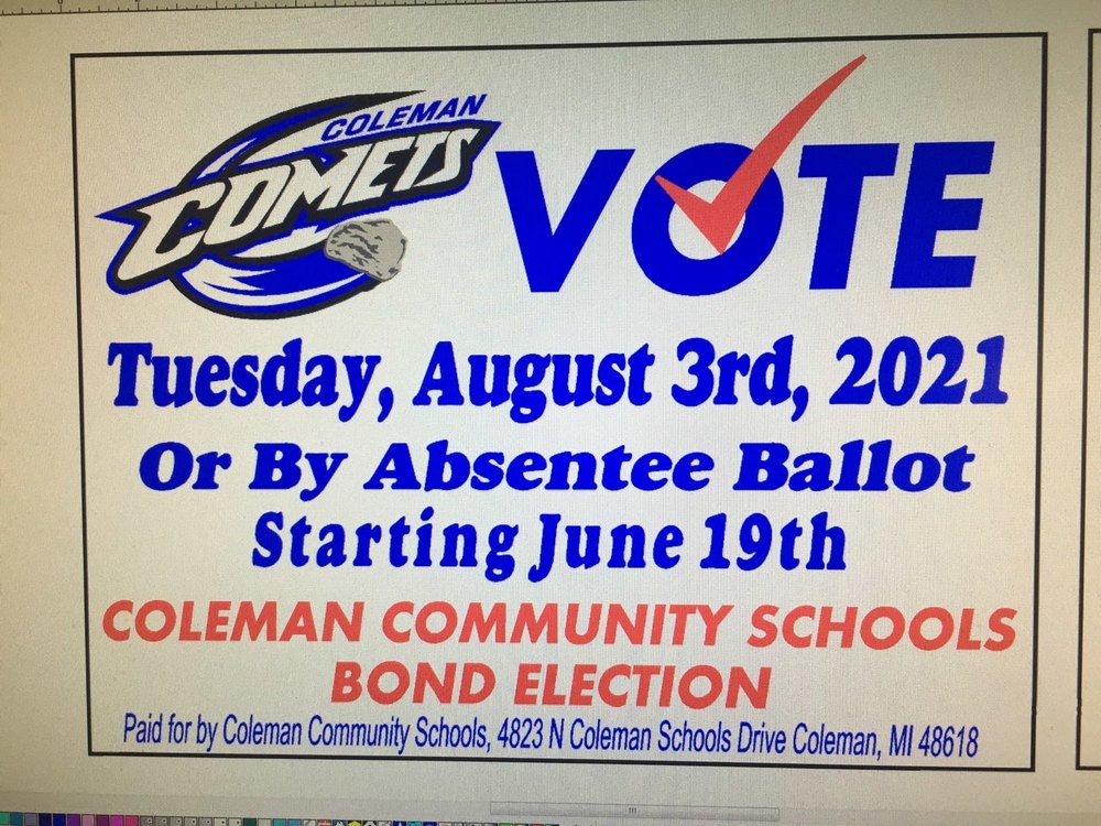 Vote August 3, 2021 Yard Sign