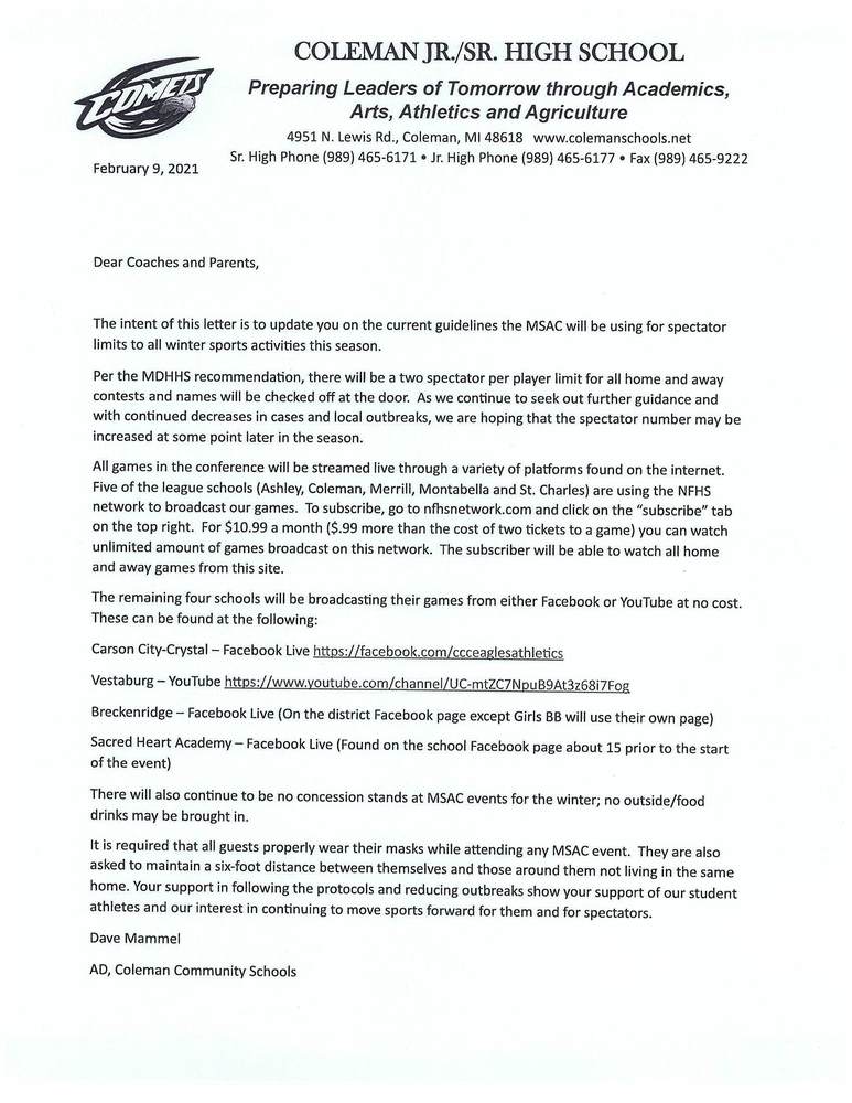 AD letter
