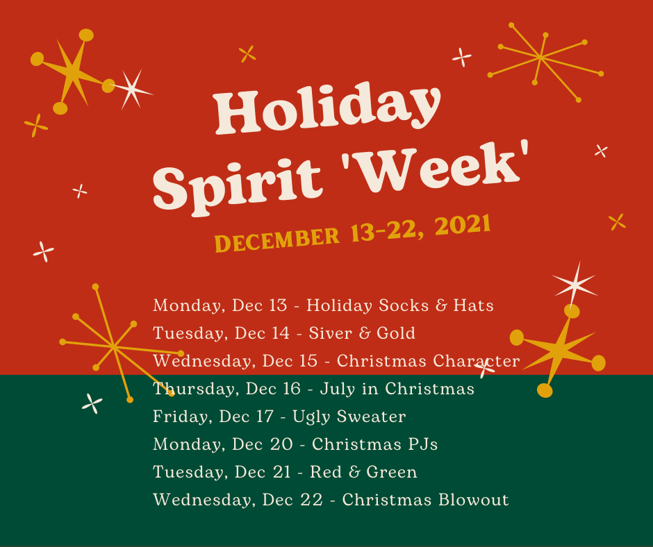 holiday spirit week