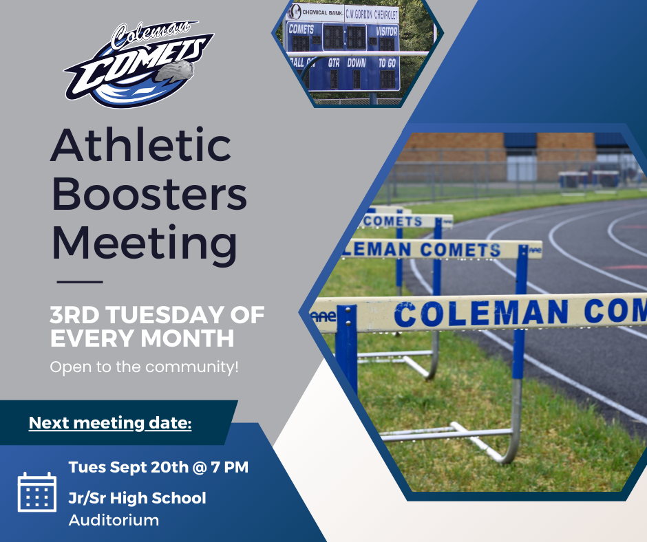 athletic booster meeting reminder
