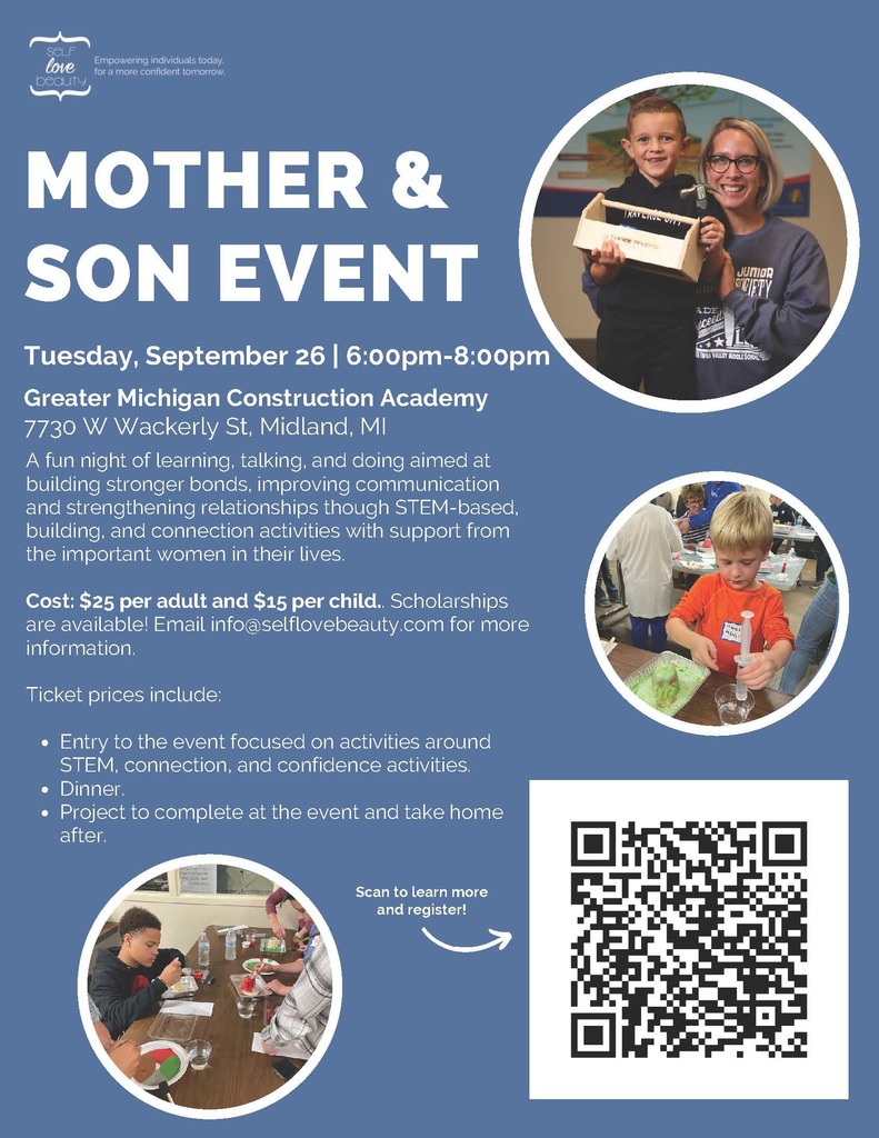mother and son event flier
